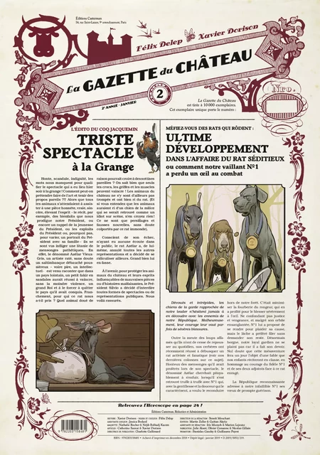 La Gazette du Château (Tome 2) - Xavier Dorison - Casterman