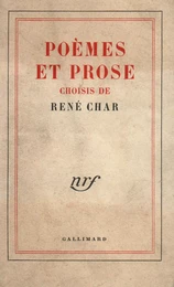 Poèmes et prose choisis