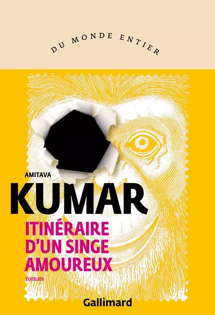 Itinéraire d’un singe amoureux - Amitava Kumar - Editions Gallimard