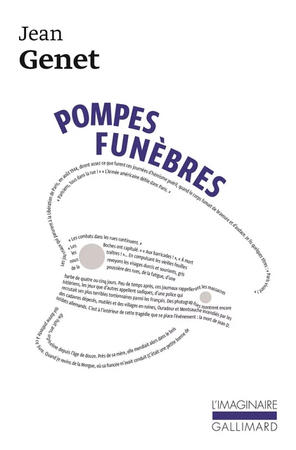 Pompes funèbres - Jean Genet - Editions Gallimard