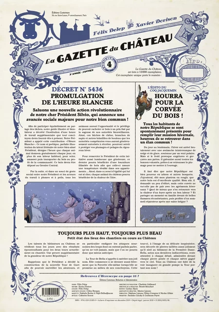 La Gazette du Château (Tome 4) - Xavier Dorison - Casterman