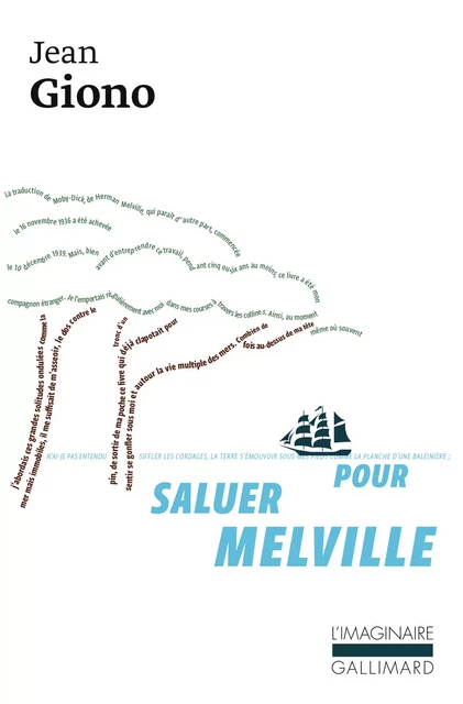 Pour saluer Melville - Jean Giono - Editions Gallimard