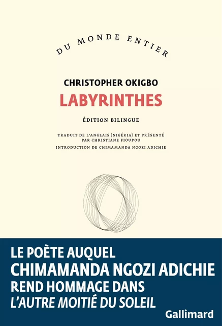 Labyrinthes - Christopher Okigbo - Editions Gallimard