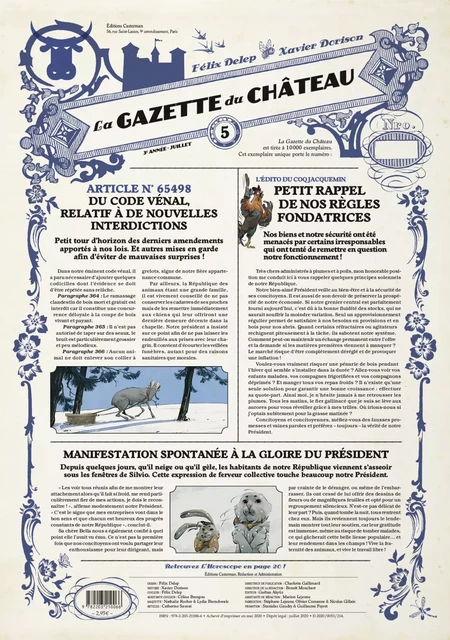 La Gazette du Château (Tome 5) - Xavier Dorison - Casterman