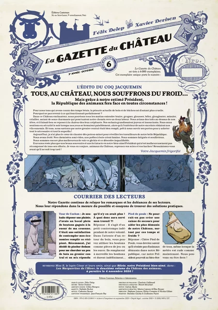 La Gazette du Château (Tome 6) - Xavier Dorison - Casterman