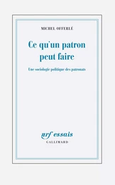 Ce qu'un patron peut faire. Une sociologie politique des patronats