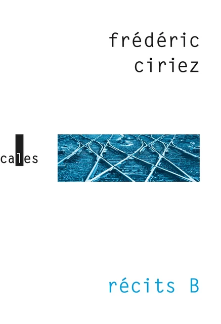 Récits B - Frédéric Ciriez - Editions Gallimard