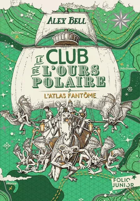 Le Club de l'Ours Polaire (Tome 3) - L'atlas fantôme - Alex Bell - Gallimard Jeunesse