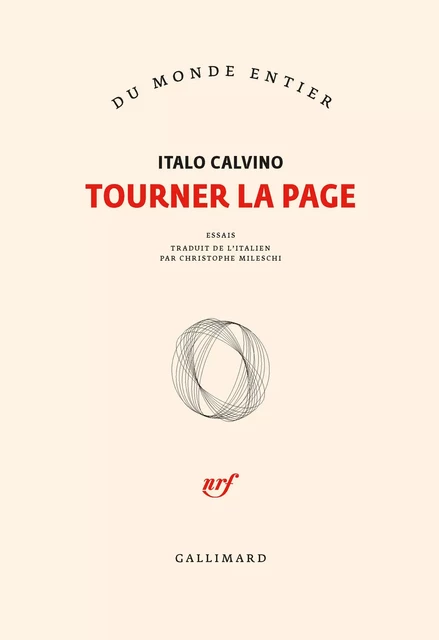 Tourner la page - Italo Calvino - Editions Gallimard