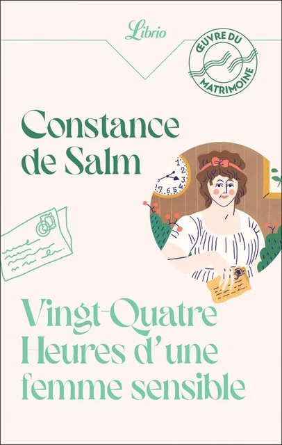 Vingt-Quatre Heures d'une femme sensible - Constance Salm (de) - J'ai Lu