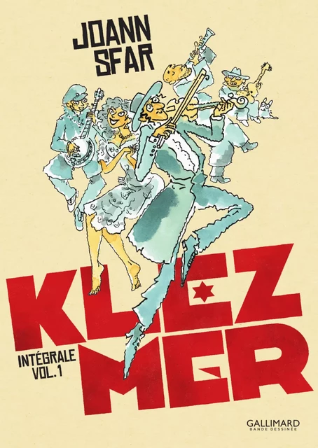 Klezmer - L'Intégrale (volume 1) - Joann Sfar - Éditions Gallimard BD