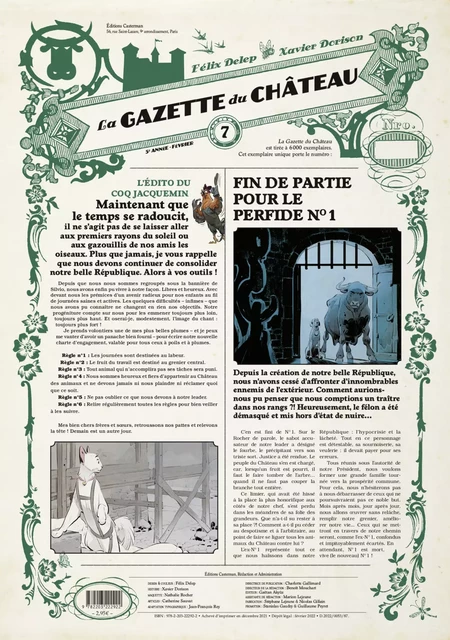 La Gazette du Château (Tome 7) - Xavier Dorison - Casterman