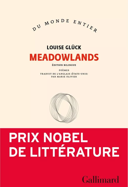 Meadowlands - Louise Glück - Editions Gallimard