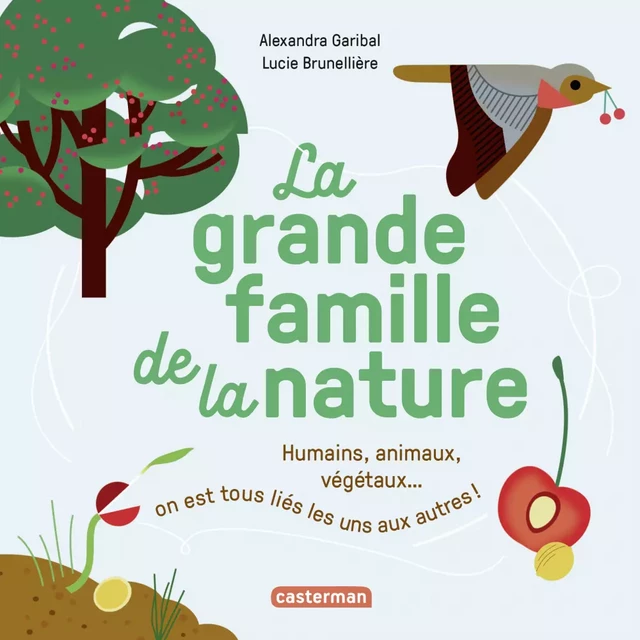 Mes imagiers tout carrés - La grande famille de la nature - Alexandra Garibal - Casterman Jeunesse