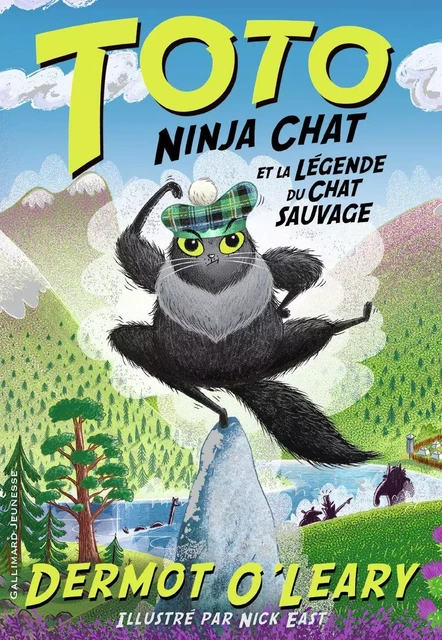 Toto Ninja chat (Tome 5) - Toto Ninja chat et la légende du chat sauvage - Dermot O'Leary - Gallimard Jeunesse