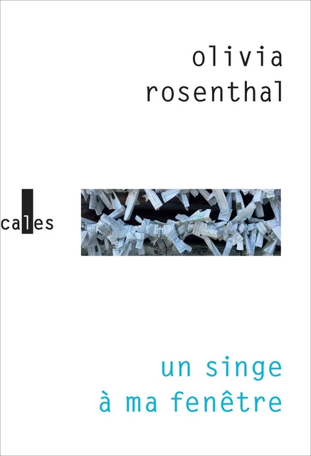 Un singe à ma fenêtre - Olivia Rosenthal - Editions Gallimard