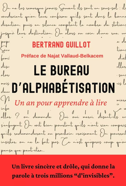 Le bureau d'alphabétisation - Bertrand Guillot - Éditions de l'Atelier