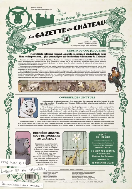 La Gazette du Château (Tome 10) - Xavier Dorison - Casterman