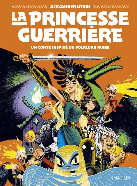 La Princesse guerrière - Alexander Utkin - Éditions Gallimard BD