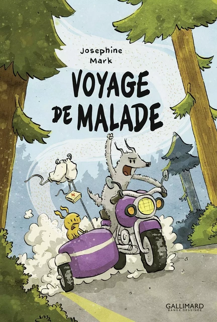 Voyage de malade - Josephine Mark - Éditions Gallimard BD