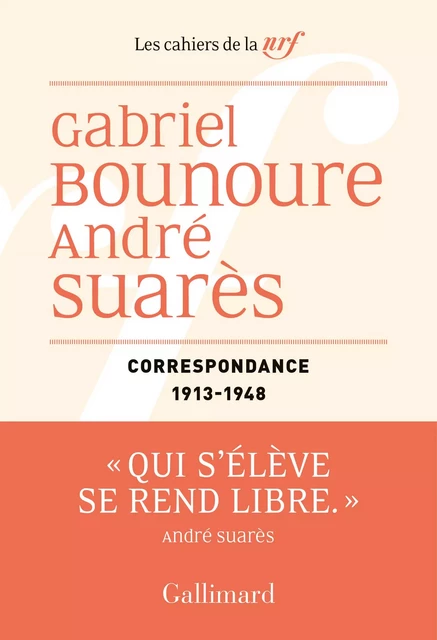 Correspondance (1913-1948) - André Suarès, Gabriel Bounoure - Editions Gallimard