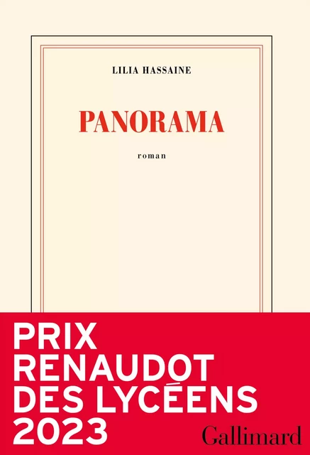 Panorama - Lilia Hassaine - Editions Gallimard