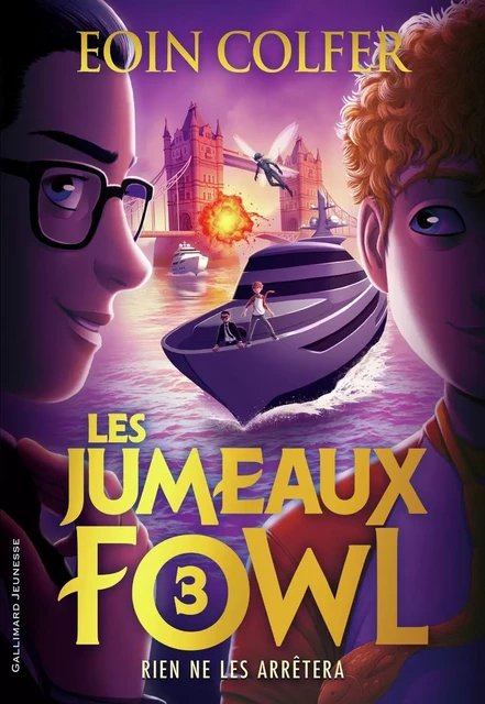 Les jumeaux Fowl (Tome 3) -  Rien ne les arrêtera - Eoin Colfer - Gallimard Jeunesse