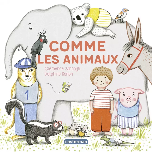 Mes imagiers tout carrés - Comme les animaux - Clémence Sabbagh - Casterman Jeunesse