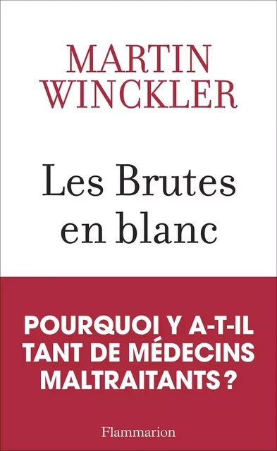 Les Brutes en blanc - Martin Winckler - Flammarion