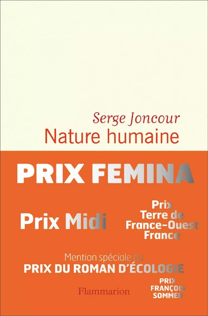 Nature humaine - Serge Joncour - Flammarion