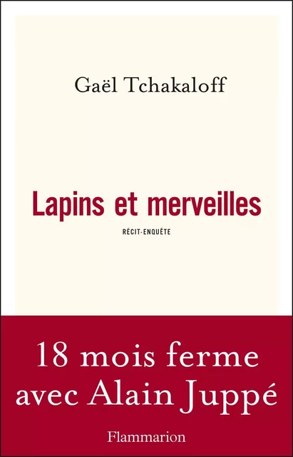 Lapins et merveilles - Gaël Tchakaloff - Flammarion