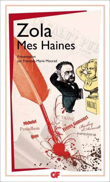 Mes Haines - Emile Zola - Flammarion