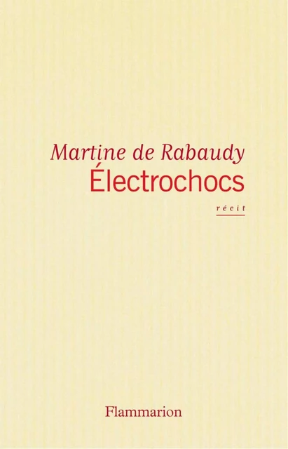 Électrochocs - Martine de Rabaudy - Flammarion