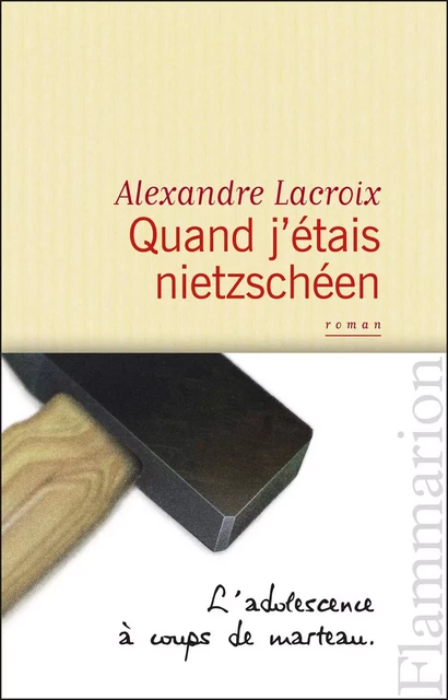 Quand j'étais nietzschéen - Alexandre Lacroix - Flammarion