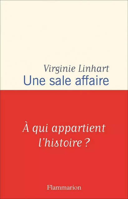 Une sale affaire - Virginie Linhart - Flammarion