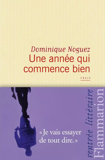 Une année qui commence bien - Dominique Noguez - Flammarion