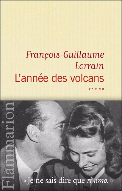 L'année des volcans - François-Guillaume Lorrain - Flammarion