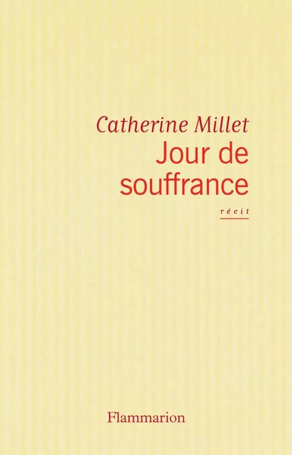 Jour de souffrance - Catherine Millet - Flammarion