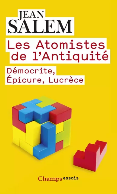 Les Atomistes de l’Antiquité - Jean Salem - Flammarion