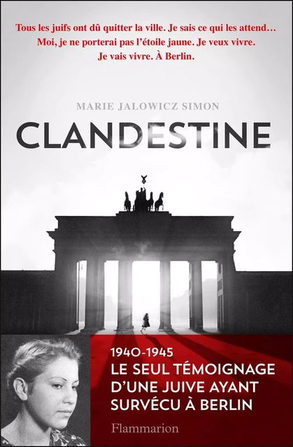 Clandestine - Marie Jalowicz Simon - Flammarion