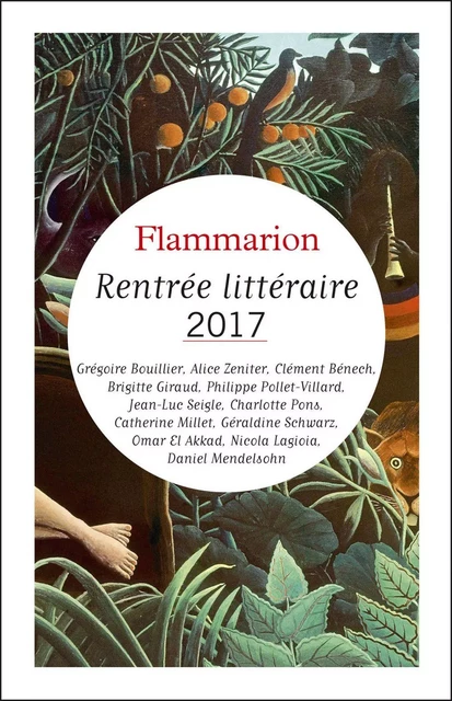 Rentrée littéraire Flammarion 2017 - Extraits gratuits -  Anonyme - Flammarion