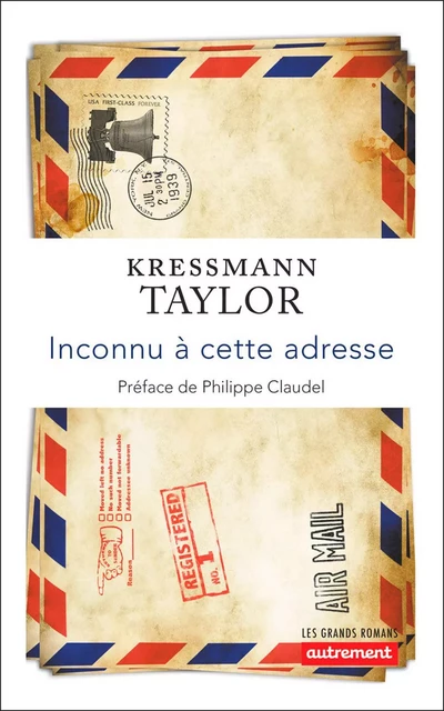 Inconnu à cette adresse - Kathrine Kressmann Taylor - Autrement