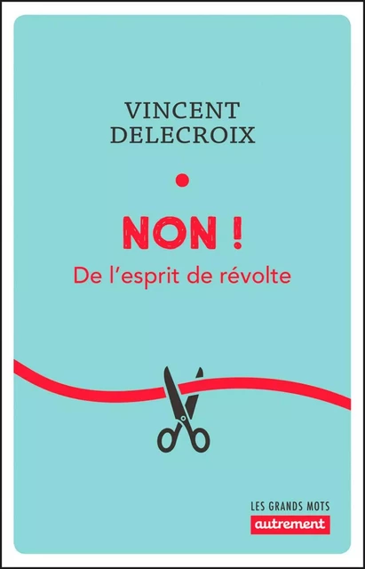 Non ! De l'esprit de révolte - Vincent Delecroix - Autrement