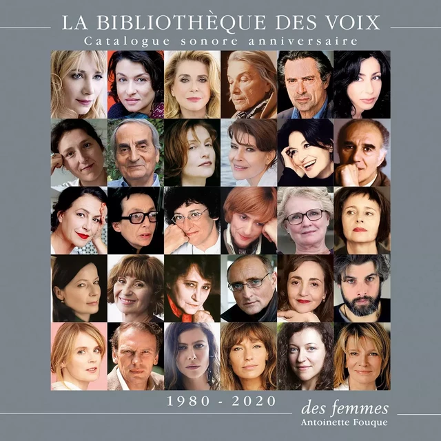 Catalogue sonore La Bibliothèque des voix 1980-2020 Anniversaire -  Collectif - Des femmes-Antoinette Fouque