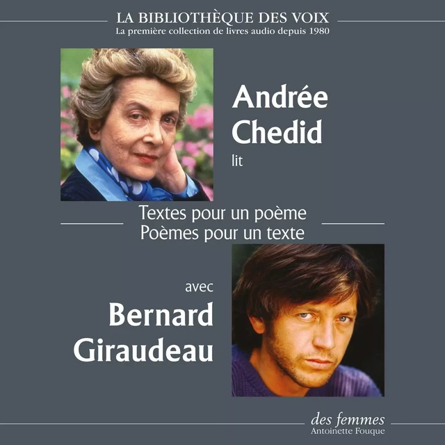 Textes pour un poème, Poèmes pour un texte - Andrée Chedid - Des femmes-Antoinette Fouque