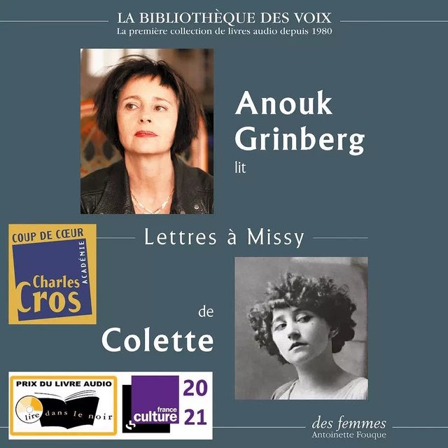 Lettres à Missy -  Colette - Editions des femmes-Antoinette Fouque