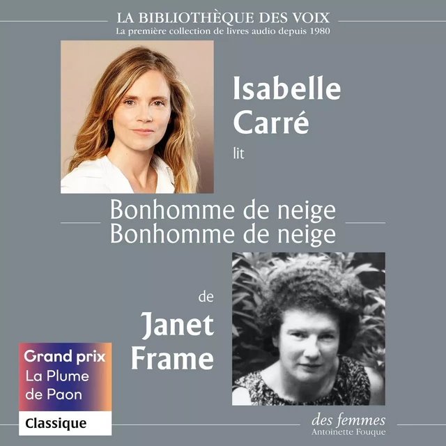 Bonhomme de neige Bonhomme de neige - Janet Frame - Des femmes-Antoinette Fouque