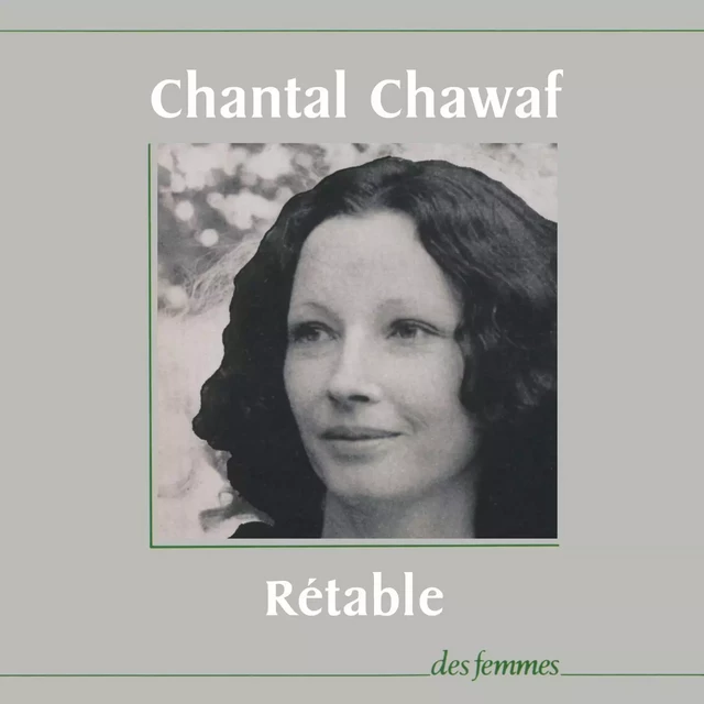 Retable - Chantal Chawaf - Des femmes-Antoinette Fouque