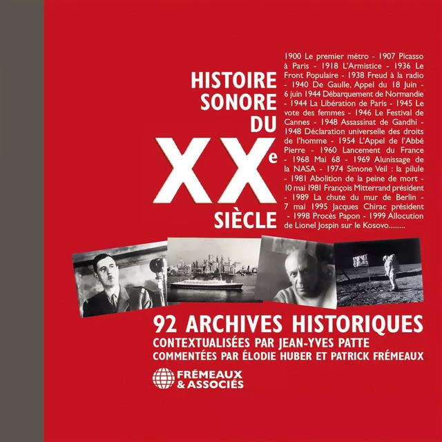 Histoire sonore du XXe siècle -  Collectif - Frémeaux & Associés