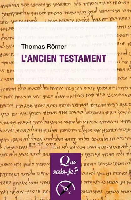 L'Ancien Testament - Thomas Römer - Humensis